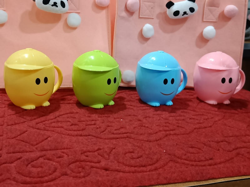Smiling Face Design Kids Cup - 1 Pc