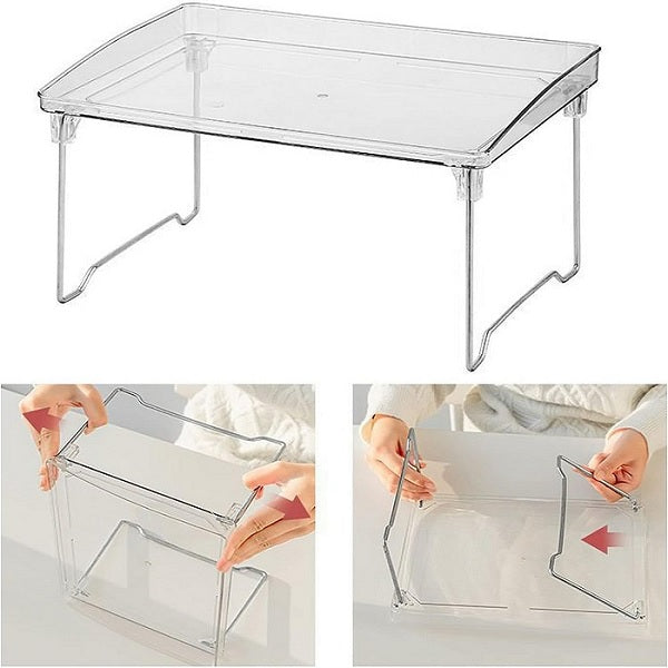 Crystal Storage Rack – Elegant Clear Organizer for Home, Office & Vanity Use (Pack of 1)