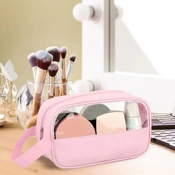 Waterproof Travel Cosmetic Makeup Bag – Portable Toiletry Organizer Pouch for Women (Pack of 1)