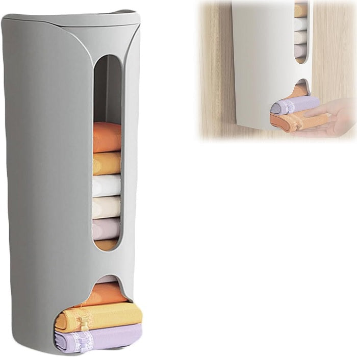 Wall Mounted Socks Storage Plastic Carry Bag Storage Multipurpose Storage Box (Random Color-Pack of 1)