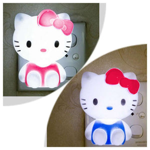 1 Pc KT Shape LED Night Lamp (Random Colors)