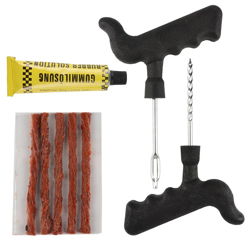 Emergency Car & Bike Puncture Repair Kit – Portable Tire Fix Tool Set ( Pack of 1 )