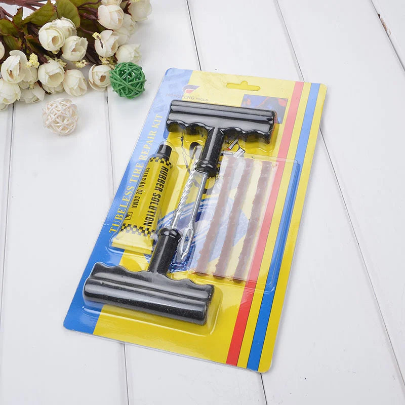 Emergency Car & Bike Puncture Repair Kit – Portable Tire Fix Tool Set ( Pack of 1 )