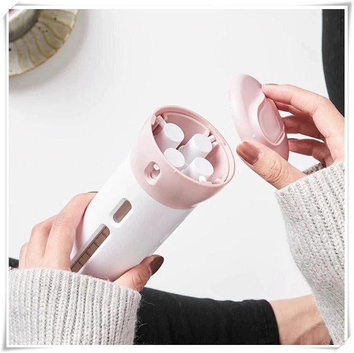 All-In-One Portable Travel Dispenser – Multi-Compartment Plastic Liquid Container for Shampoo, Lotion & Toiletries (Pack of 1)