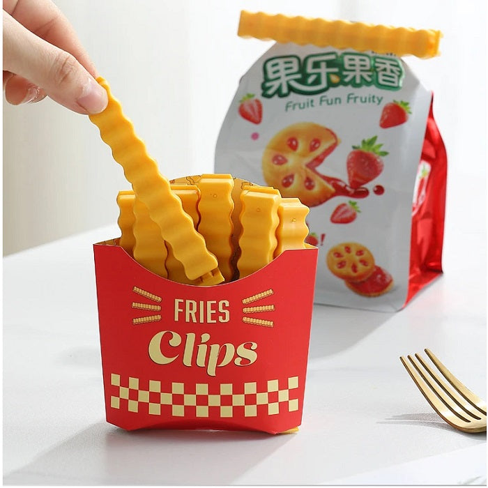 French Fries Sealing Clip – Snack Bag Resealer, Food Storage Clip (12 PCs in 1 set)
