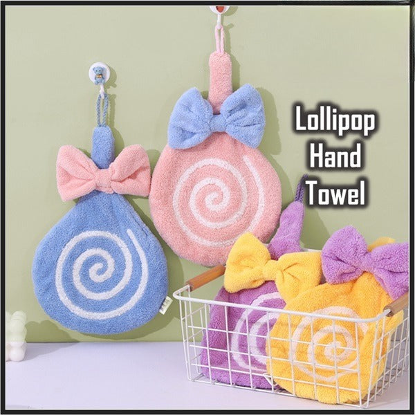 Cute Lollipop Shape Hand Towel