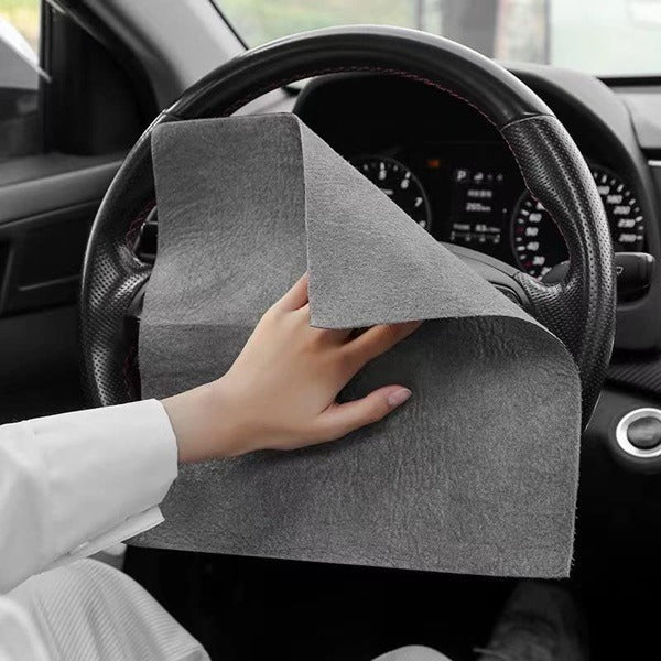 Highly Absorbent Magic Cleaning Cloth (Pack of 10) | Microfiber Kitchen Cleaning Wipes | Multipurpose Reusable Cleaning Cloth (20 × 25 cm)