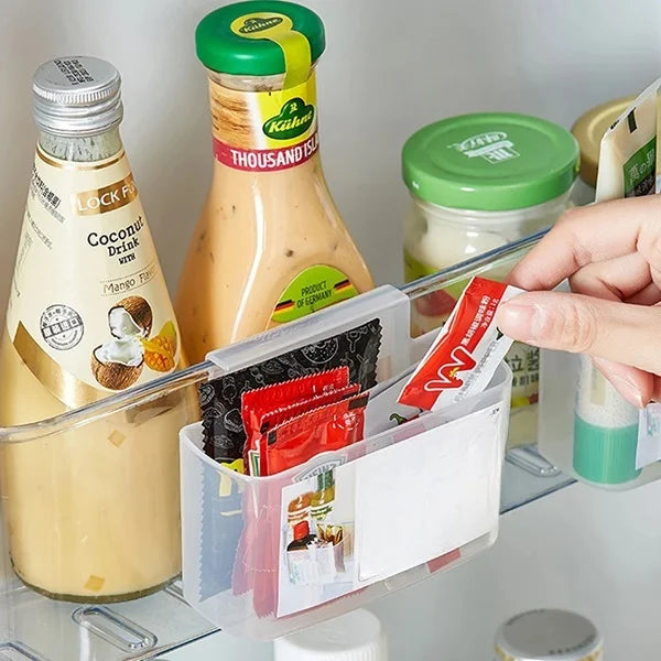 Mini Clip Fridge Tray – Space-Saving Kitchen Storage Organizer for Fridge (Pack of 1)