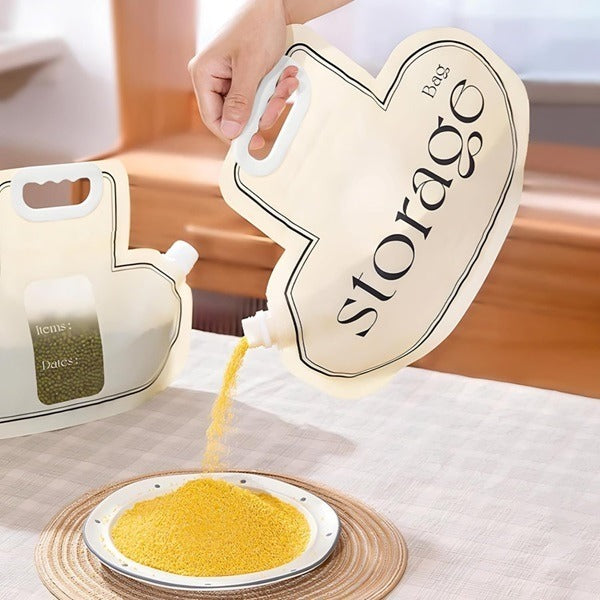 Airtight Cereal Storage Bag – Kitchen Organizer for Rice, Grains & Snacks ( Pack of 1 )