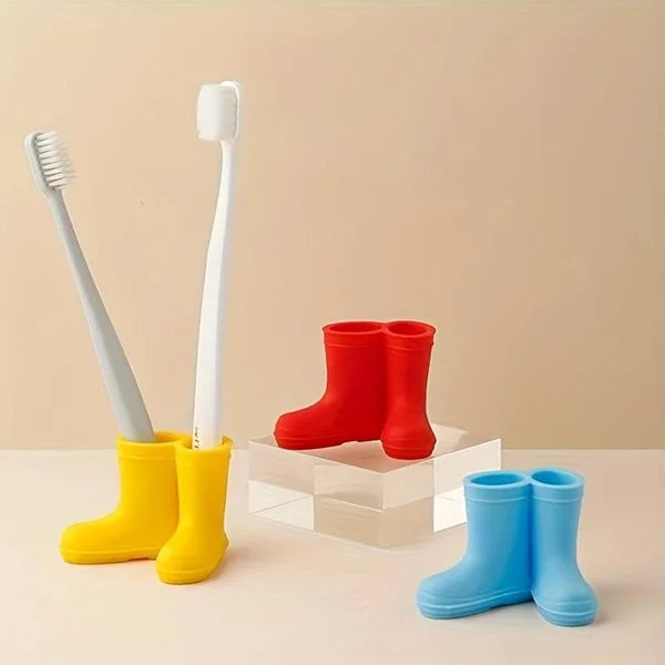 Multipurpose Mini Gum Boot Desktop Holder – Desk Organizer for Office & Home, Pen, Pencil, & Accessory Storage (Random color-Pack of 1)