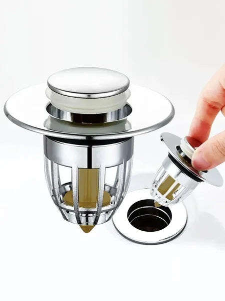 Stainless Steel Pop-Up Drain Filter