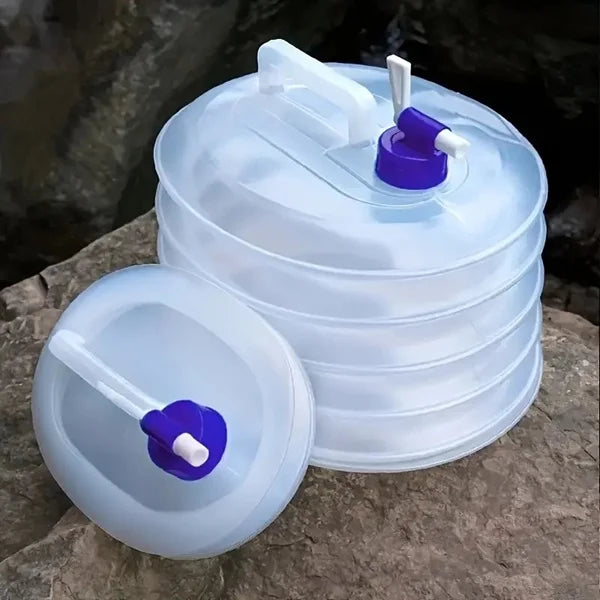 5L Folding Water Jar – Portable Collapsible Water Container for Outdoor, Travel & Camping (Pack of 1)