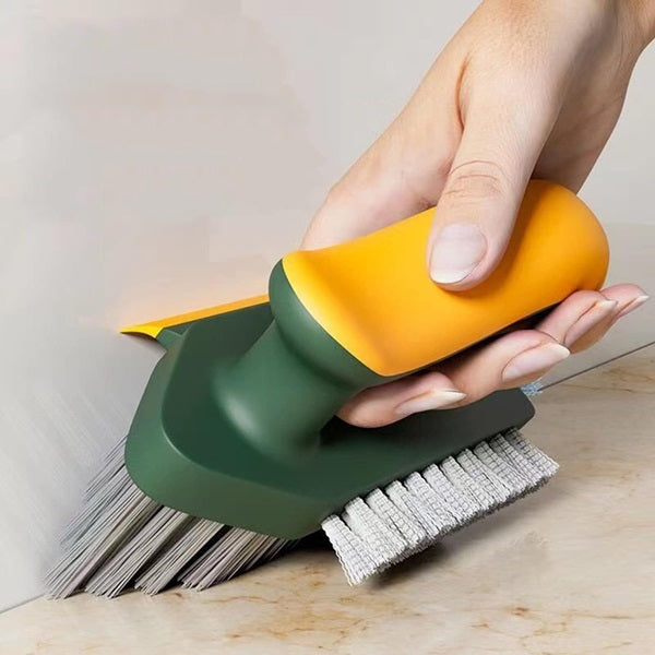 4 in 1 V-Shape Multifunctional Scrubber Brush – Crevice Cleaning Brush Tools for Kitchen, Bathroom & Floor Corners (Pack of 1)