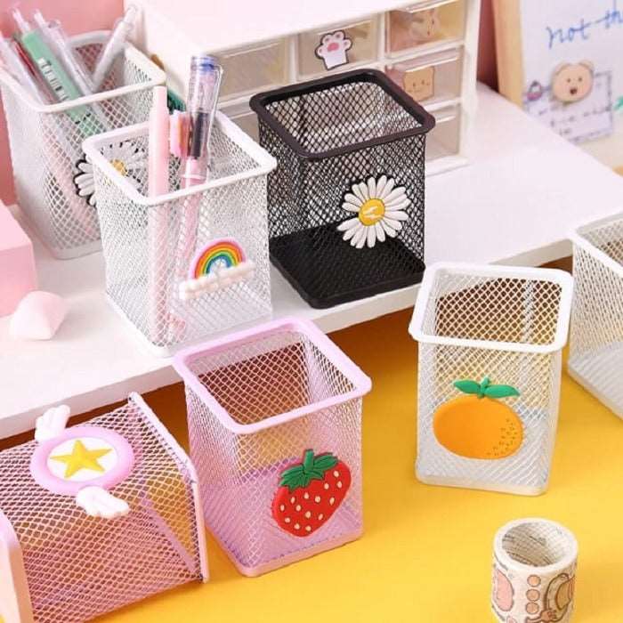 Metal Pen Stand Square