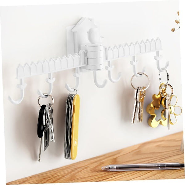 Multipurpose White Hook Hanger for Home Accessories, Clothes & Towels