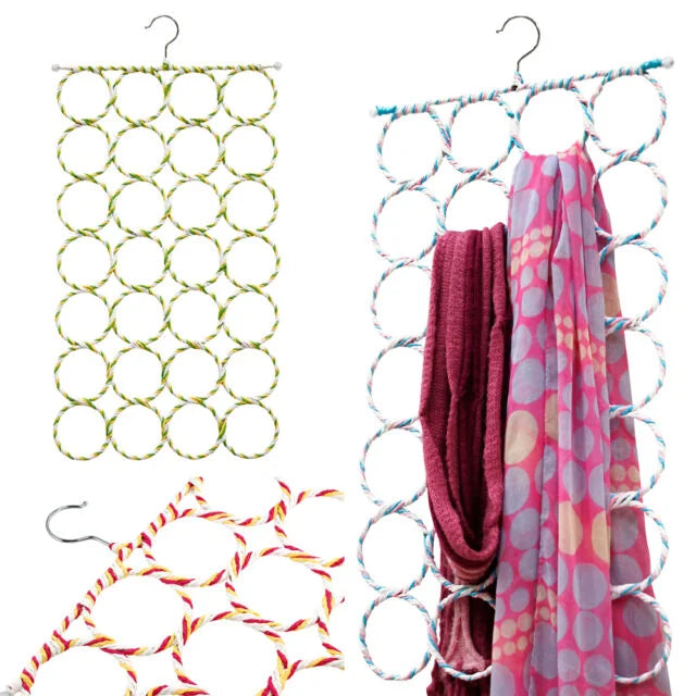 28 Rings Scarf Hanger (Random Color)
