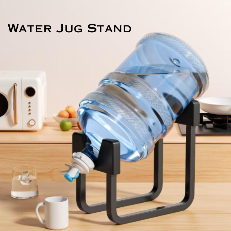 Portable Metal Water Jug Stand – Heavy-Duty Bottle Holder for Easy Water Dispensing at Home, Office & Outdoor Use
