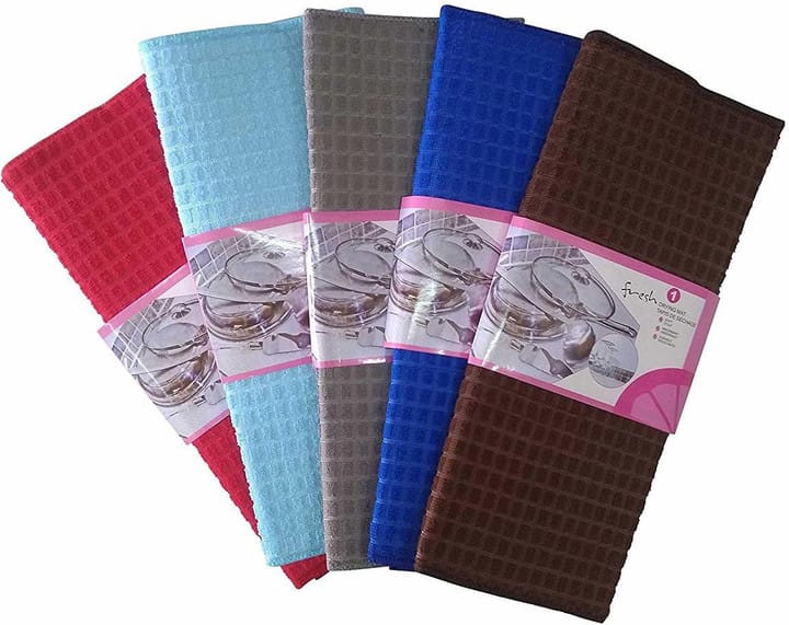 Microfiber Dish Drying and Kitchen Counter-top Mat Wet and Dry Microfiber Cleaning Cloth(Pack Of 1)