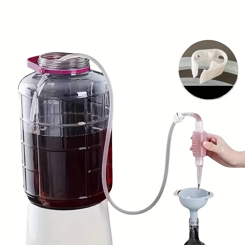 Food Grade Dispenser Pump, Silicone Tube for Liquor and Liquids, Fish Tank Water Replacement, Anti-clogging Device with Filter