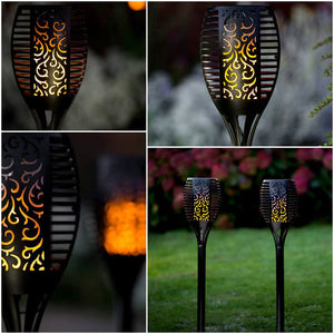 Auto on-off waterproof flame lamp for outdoor decoration and festivals