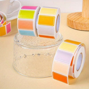 500 Color Label Stickers, suitable for all kinds of label stickers, for office and school supplies classification and marking, handwritten name tags