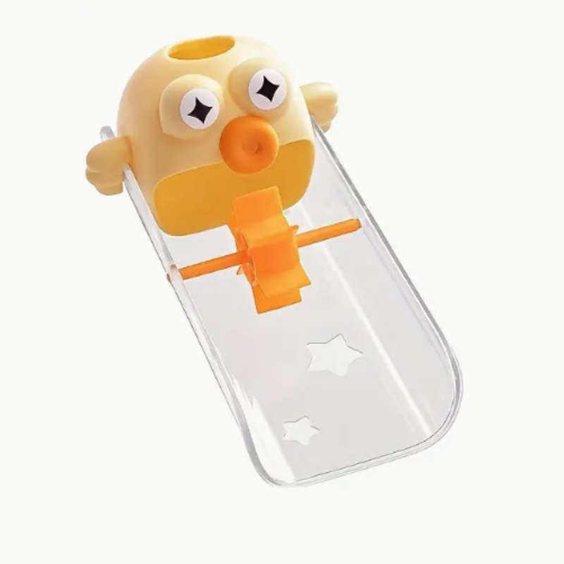 Cute Animal Faucet Extender-Soft Silicone Water Diverter for Easy Hand Washing (Random color-Pack of 1)