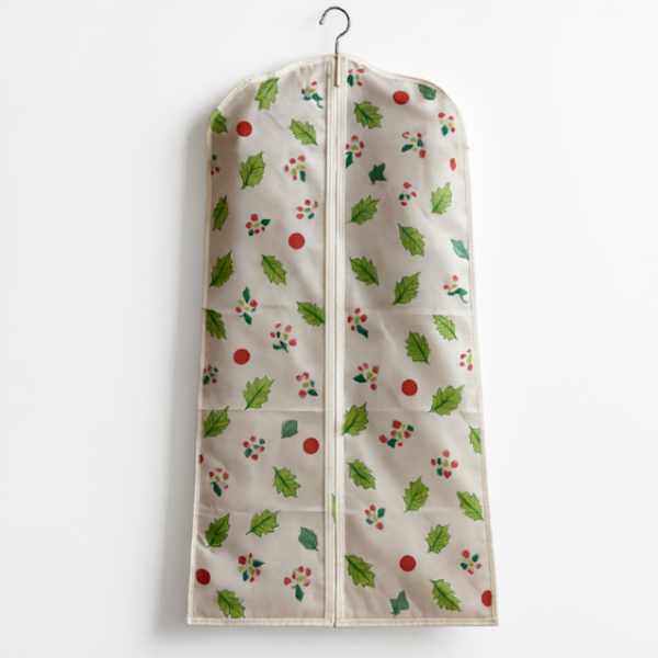 Dustproof Closet Cloth Cover – Protective Garment Bag 60cm×100cm for Wardrobe & Clothes (Random Print -Pack of 1)