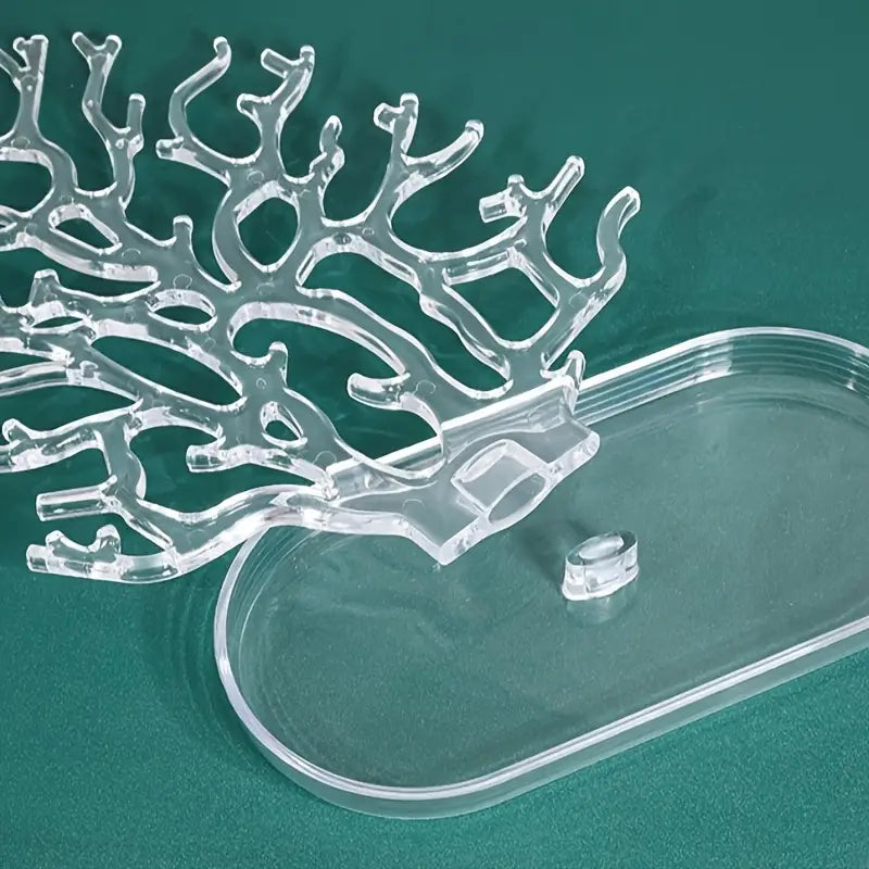 Elegant Coral Jewelry Rack – Stylish Organizer for Necklaces & Earrings