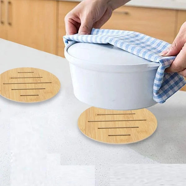 Eco-Friendly Bamboo Wooden Coaster Big Size