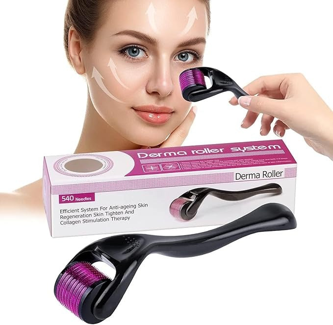 Derma Roller for Face – Microneedle Skin Care Tool for Anti-Aging & Scar Repair