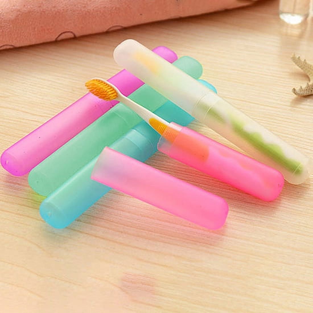 1 Pc Plastic Toothbrush Cover, Anti Bacterial Toothbrush Case Box, Portable Toothbrush Container For Travel