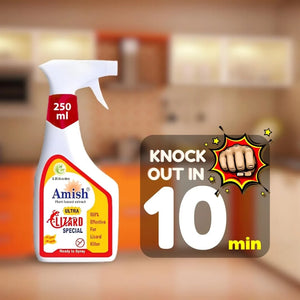 Easy to use spray bottle with nozzle for lizard control home utility