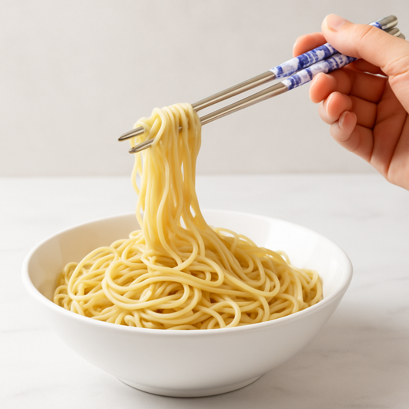 Stainless Steel Chopsticks Set – Durable, Non-Slip, Rustproof & Reusable Dining Utensils (Set of 5 Pair)