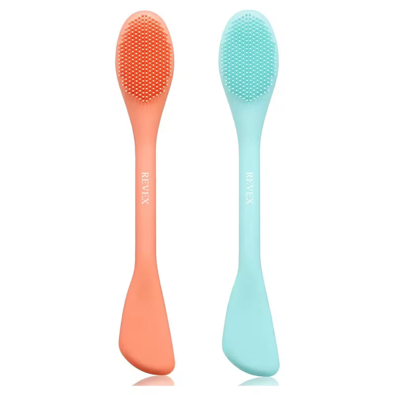 2-in-1 Silicone Face Mask Brush & Face Scrubber – Facial Cleansing & Mask Applicator Tool for Cream, Mud, Clay & Moisturizers(Random color-Pack of 1)