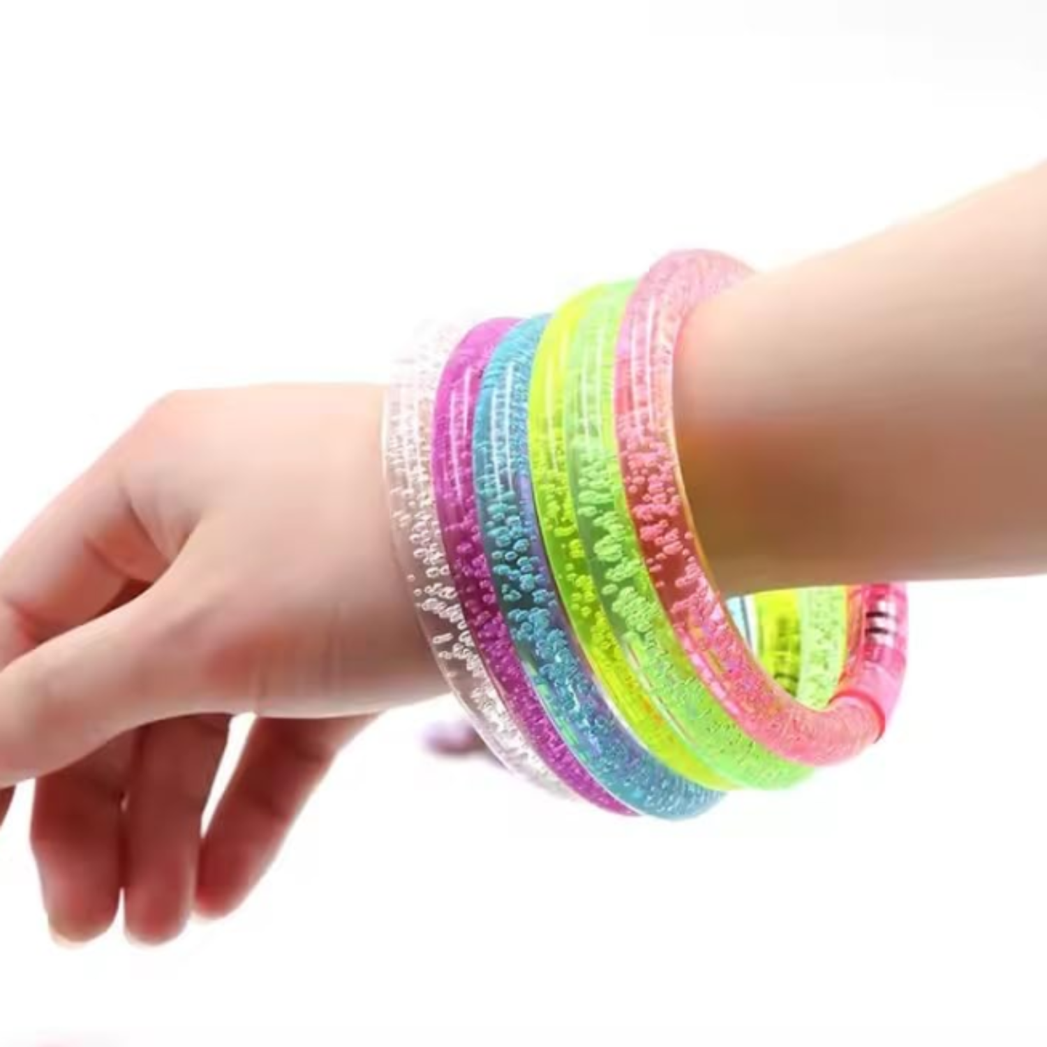 LED Bracelets – Light-Up Party Favors for Birthday, Wedding & Festivals (Random Color-Pack of 1Pc)