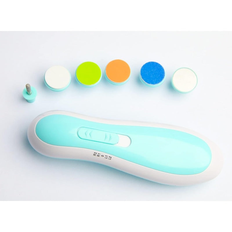 Electric Baby Nail Clipper – Sim’s Safe Nail Trimmer with 6 Grinding Pads