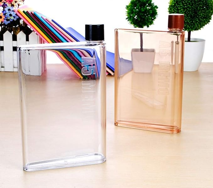 380ml Notebook Style Water Bottle (Random Color)