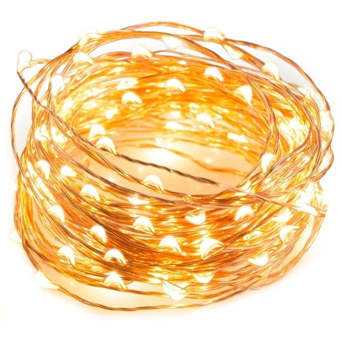 Waterproof Fairy String Light – USB Powered Copper Wire LED Lights for Diwali Decoration, Christmas Tree, Home Décor, Parties & Festive Lighting