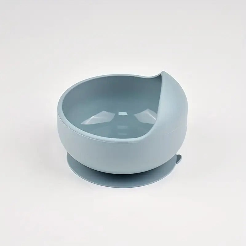 Silicone Suction Bowl for Baby & Toddler – Non-Slip Infant Feeding & Weaning Bowl (Random Color)