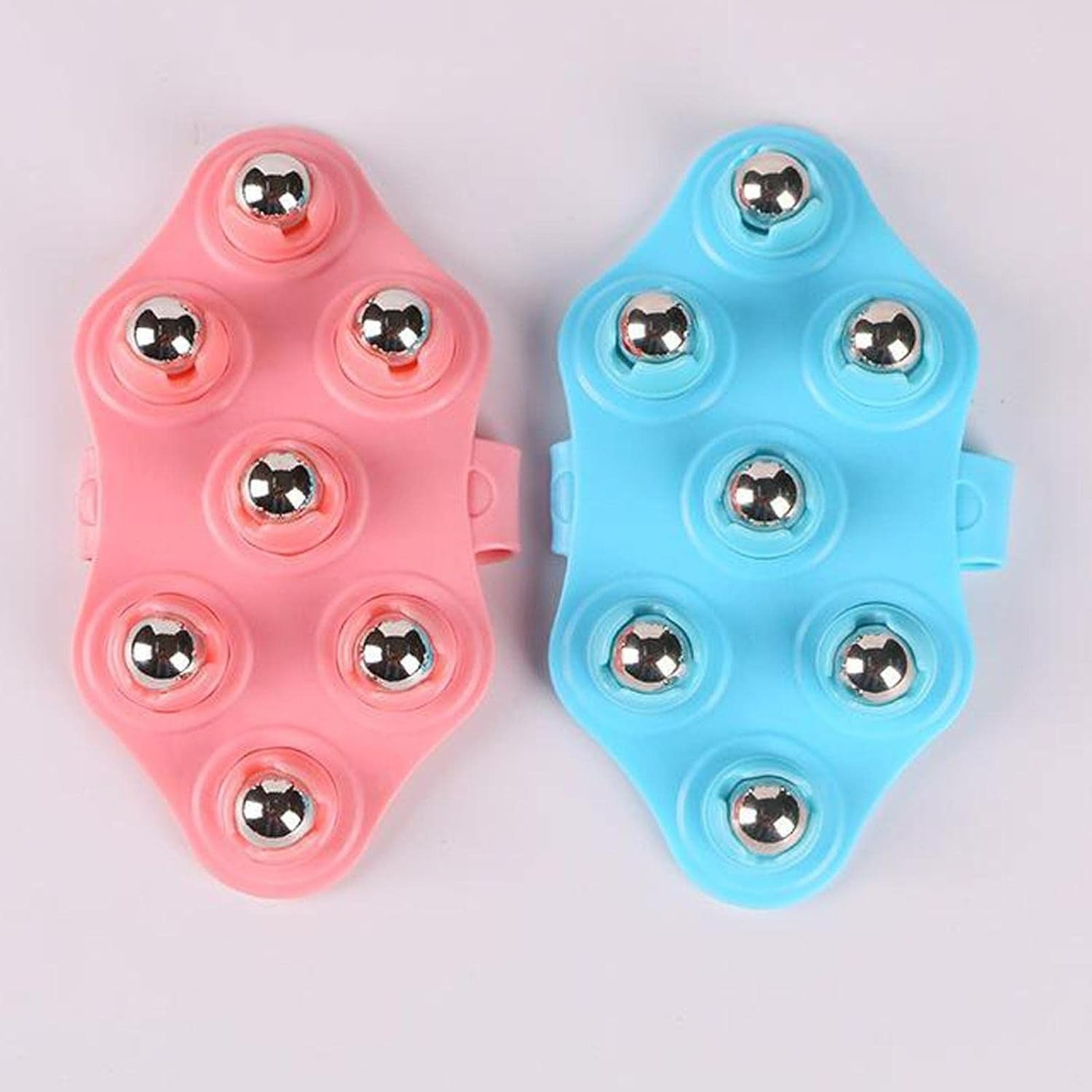 Handheld Palm Massager – Magnetic Pressure Relief Tool for Legs, Thighs & Feet (Random color -Pack of 1)