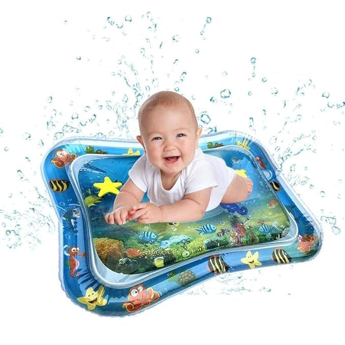 Baby Water Play Mat – Tummy Time Floor Cushion Toy & Activity Center for Infants