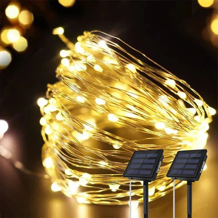 LED Solar String Light – Energy-Saving Decorative Fairy Lights for Festivals & Outdoor Use (1 Pc)
