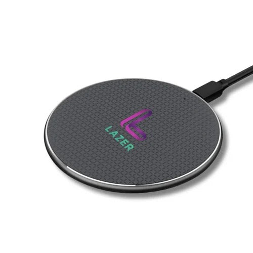 Lazer Essential Wireless Charger with USB Port – Fast Charging Pad for All Qi-Enabled Devices