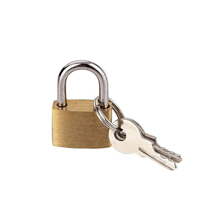 Small Size Solid Brass Lock – Ideal for Bags, Lockers & Drawers