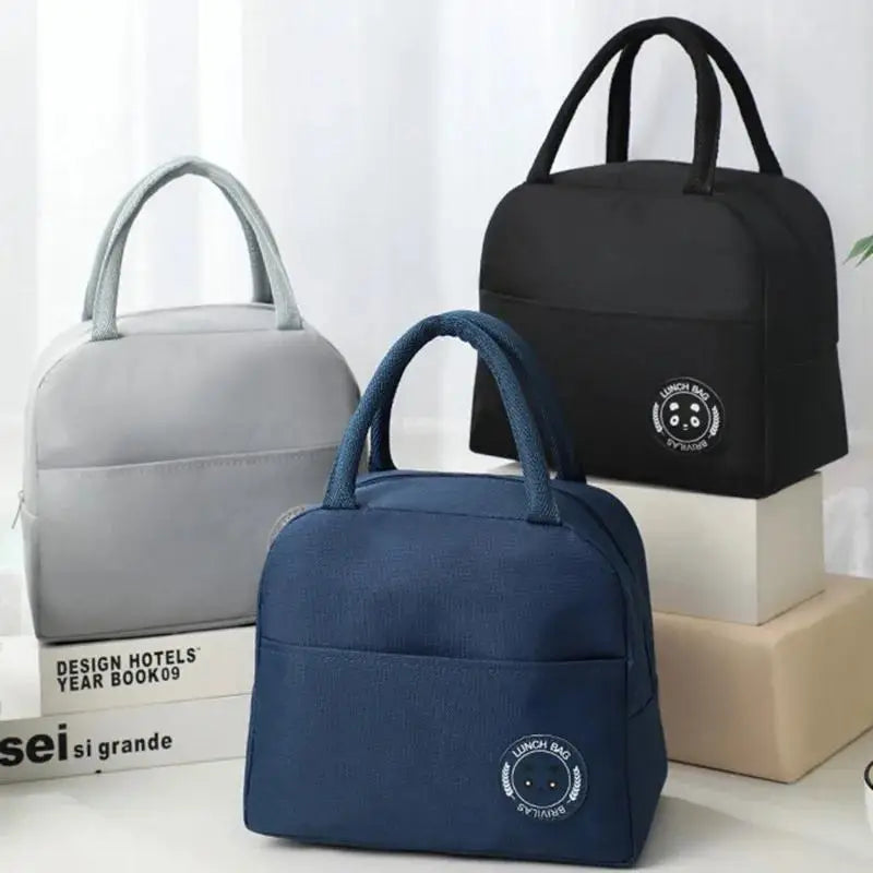 Portable Thermal Lunch Bag – Insulated Food Storage Bag for Office, School & Travel (Random Colour-Pack of 1)