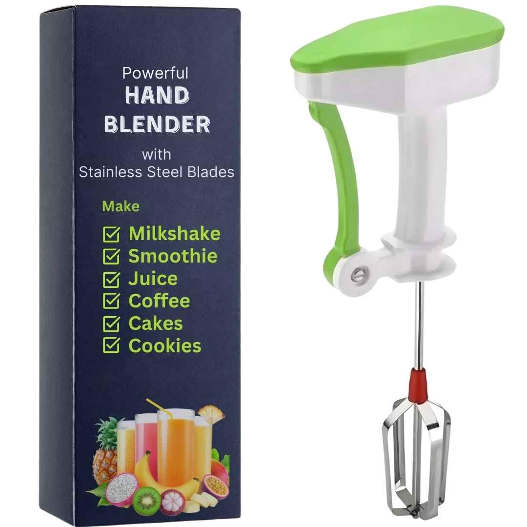 Manual Hand Blender / Handy Mixer – Easy & Portable Kitchen Mixing Tool (Random color-Pack of 1)