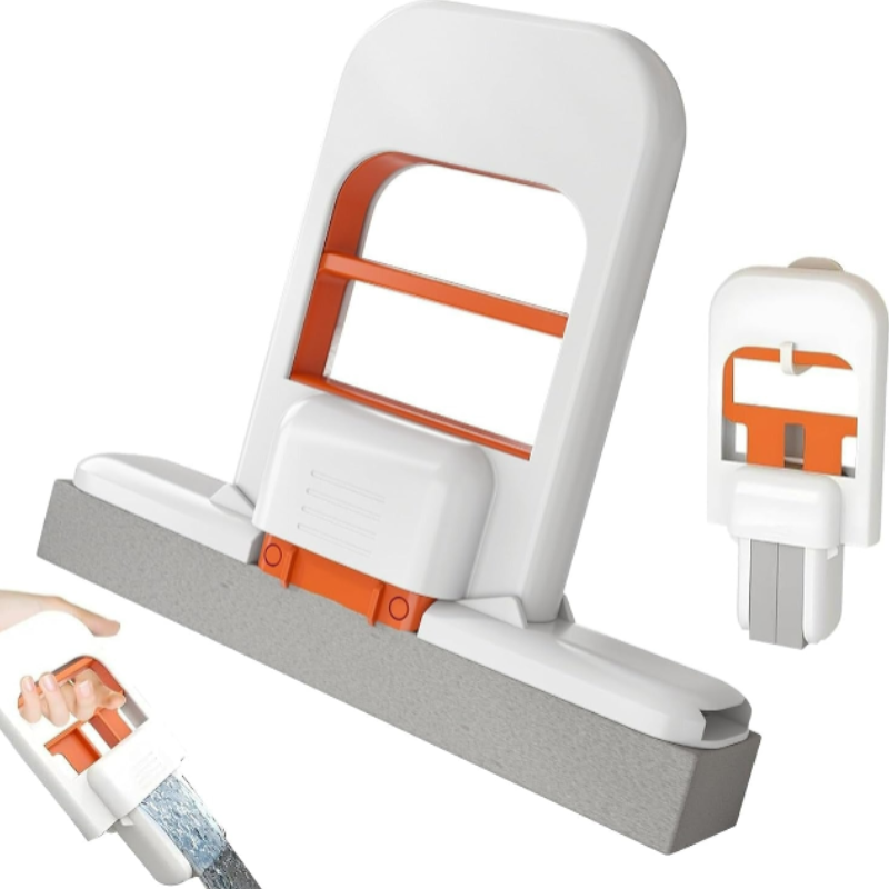 Portable Desktop Sponge Mop – Mini Self‑Squeeze Mop for Wet and Dry Use