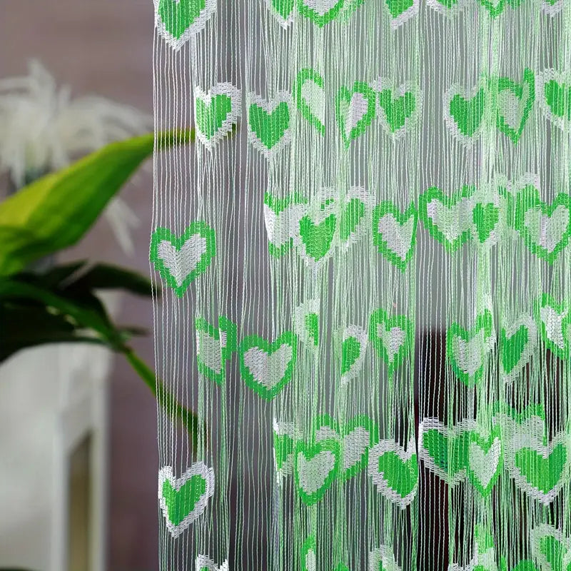 Love-Themed Party Curtain – Romantic Net Backdrop Decoration for Birthday, Anniversary, Proposal & Valentine Events (Random Design-Pack of 1)