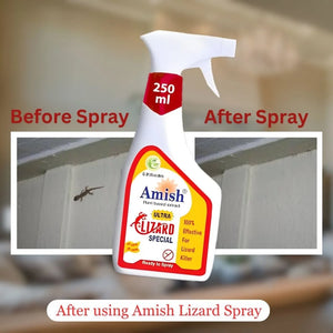 Natural lizard removal spray solution for home hygiene and safety