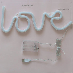 Neon love light suitable for Christmas and bar decor